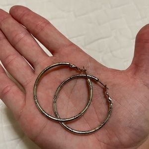 Brighton Large Earring Charm Hoops